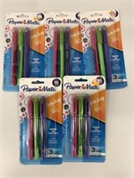 5 New Packs Paper Mate Inkjoy Gel Pens