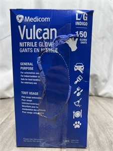 Medicom Vulcan Nitrile Gloves L (open Box)