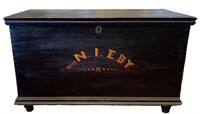 Rare Original Miss N.I.EBY Dowry Box