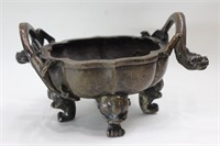 Chinese Bronze Footed Incense Burner