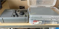 DVD player and Grundig radio receiver