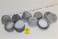 Box full of Ball Zinc can jar lids