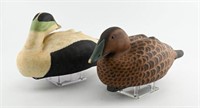 Pair of 2000 Bill Conroy Eiders drake and Hen