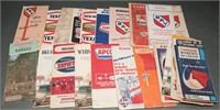 Vintage Collection of Gas Oil Maps (1900s - 1950s)