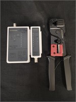 Network Cable Tester w/ Crimping Tool