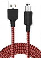 Micro USB Cable Android Charger Aioneus Nylon-Bra)