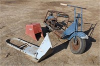 Vintage Cushman Step Thru Style Scooter Rolling