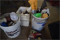 Buckets of Detailing Supplies