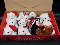 COCA-COLA PLUSH ORNAMENTS