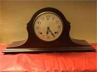 Seth Thomas Gilt Column Clock. 25" x 15"