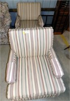 2 MATCHING  UPHOLSTERED CHAIRS