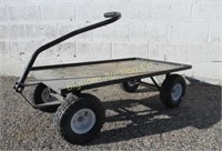 Flat Bed Wagon w/ Pneumatic Tires