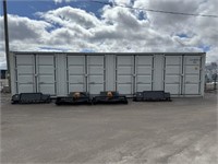 One Way 40 ft High Cube 4-side-door Container