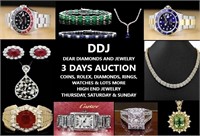 Dear Diamonds and Jewelry 3 Day Auction Day 1 Thurs 06/20/24