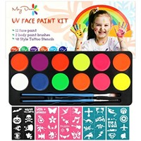 Maydear Face Painting Kit for Kids with 12 Colors
