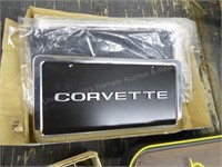 Corvette license plates & frames
