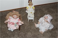 1 Cabbage Patch Doll, 2  Other Dolls