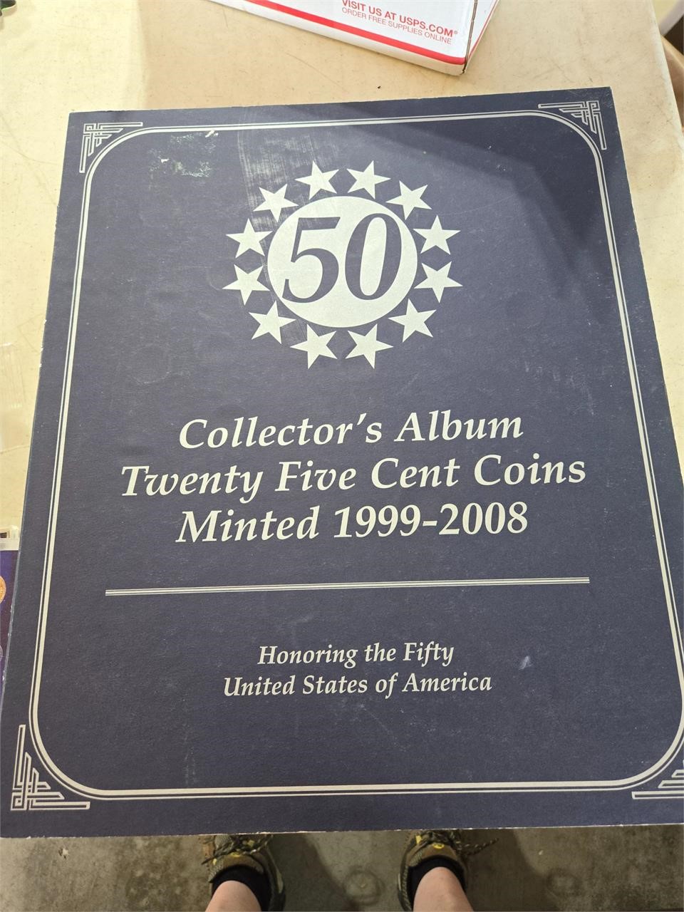 Collector's Album twenty five cent coins