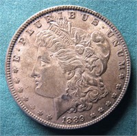 1889 U.S. MORGAN SILVER DOLLAR COIN