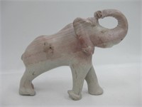 African Carved Stone Elephant - 5" Tall