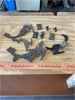 Parts for cast iron oil lamp wall brackets