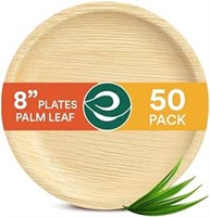 SEALED-ECO SOUL 100% Compostable 8 Inch Round Palm