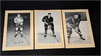3 1945 64 Beehive Hockey Pictures NY Rangers