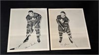 2 1945 54 Quacker Oats Hockey Pictures Toronto A