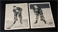 2 1945 54 Quacker Oats Hockey Pictures Toronto D