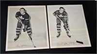 2 1945 54 Quacker Oats Hockey Pictures Toronto C