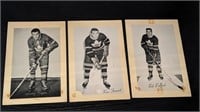 3 1945 64 Beehive Hockey Pictures Toronto