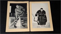 2 1945 64 Beehive Hockey Pictures NY Rangers