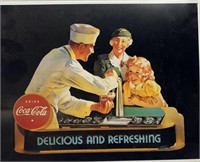 Coca cola Reproduction Sign 16x12.5in