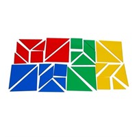 (N) hand2mind Plastic Tangrams, Manipulative Set f