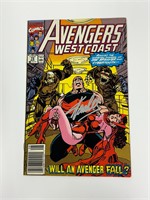 Autograph COA Wesr Coast Avengers #73 Comics