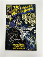 Autograph COA Wesr Coast Avengers #23 Comics