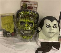 3) Adults Masks: The Monsters, Dungeon Ani-Motion