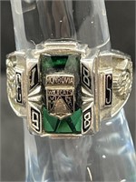 Vintage Silver 88' Monrovia High School Class Ring