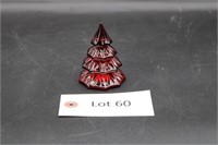Waterford Crystal Red Christmas Tree