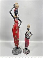 African ladies sculptures