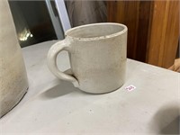 large Stoneware handled mug