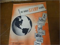 The World Stamp Album with Some Stamps