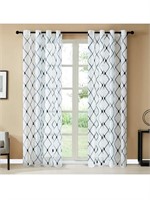 (New) (2 pack) Top Finel White Sheer Curtains 94