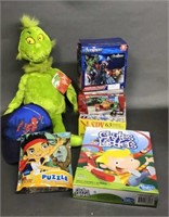 Puzzles, Games, Grinch & Ball Cap