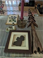 ASSORTED WALL DÉCOR, LIGHT HOUSE, CANDLE HOLDER