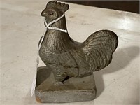 Cast Iron Rooster Bank