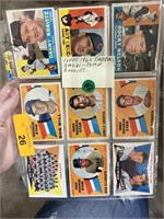 LOT OF 1960 TOPPS BASEBALL CARDS ROOKIES +
