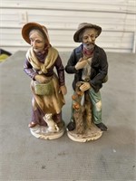 Man and woman statues 8"tall
