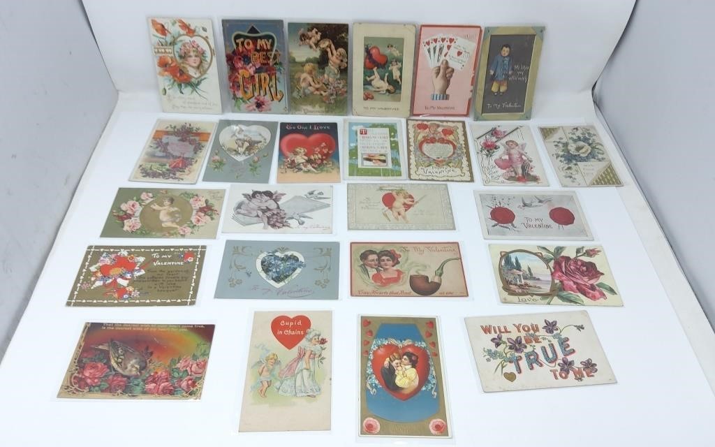 (26) Valentine Postcards