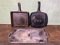 Cast Iron Skillets & Pan